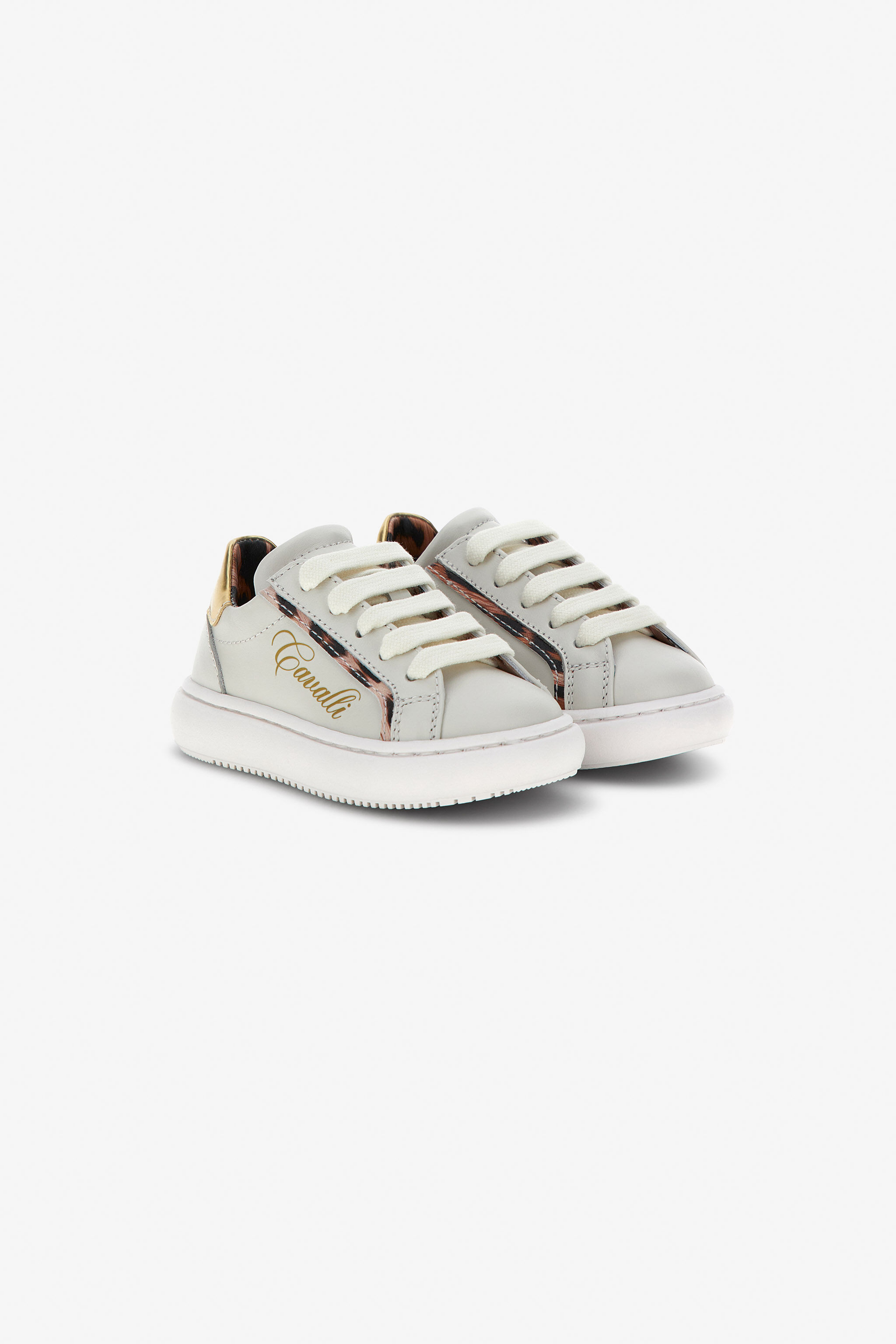 JU Sneaker Bianco/Oro RJS01K-PZJ04