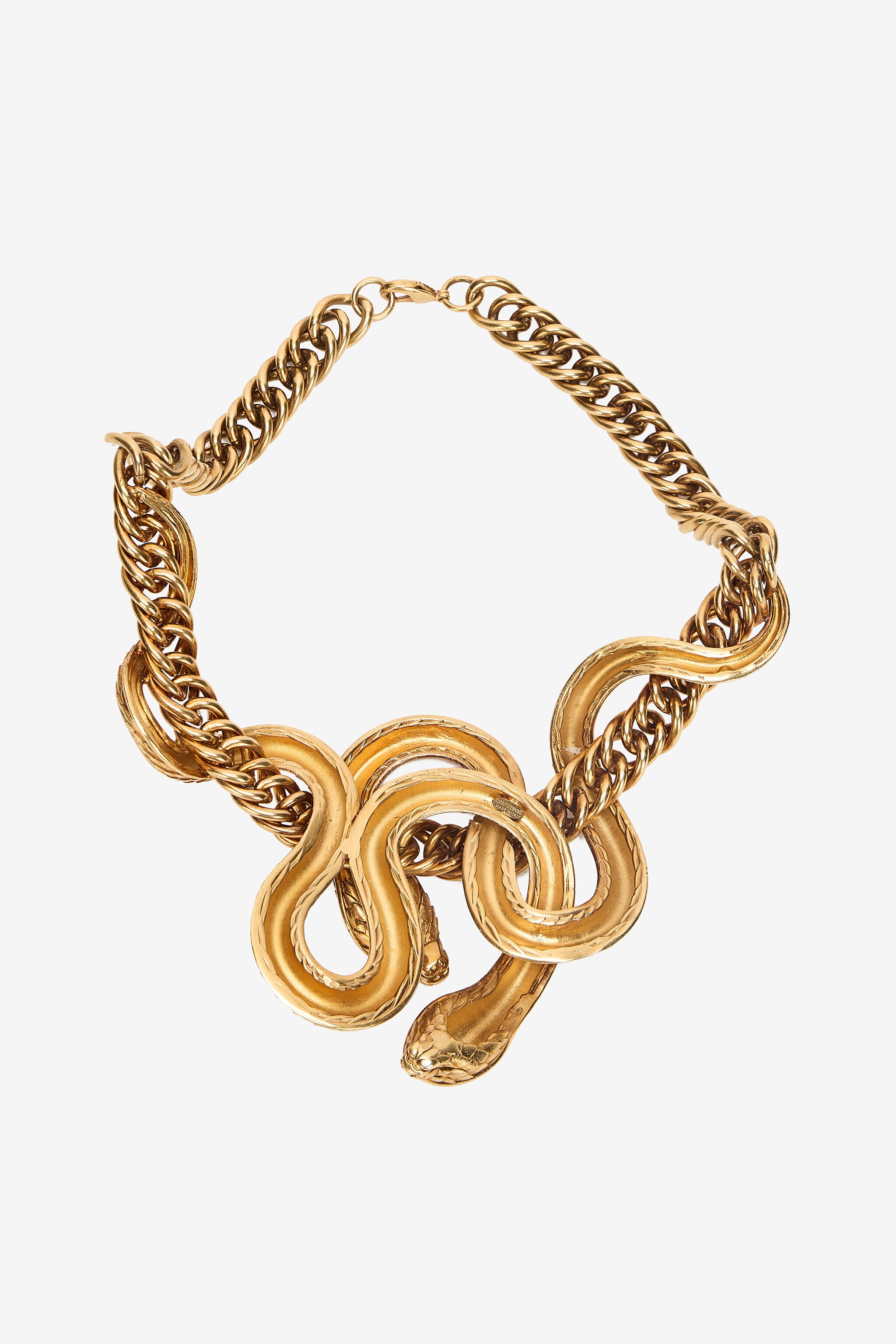RC Snake Necklace Gold TKG008-AM001