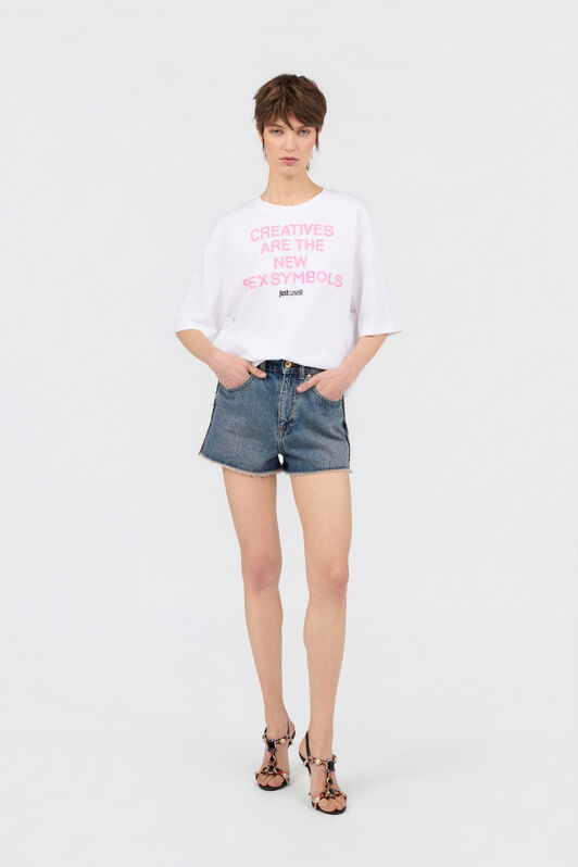 JC Short En Jean Bleu INDIGO WFT182-WF559