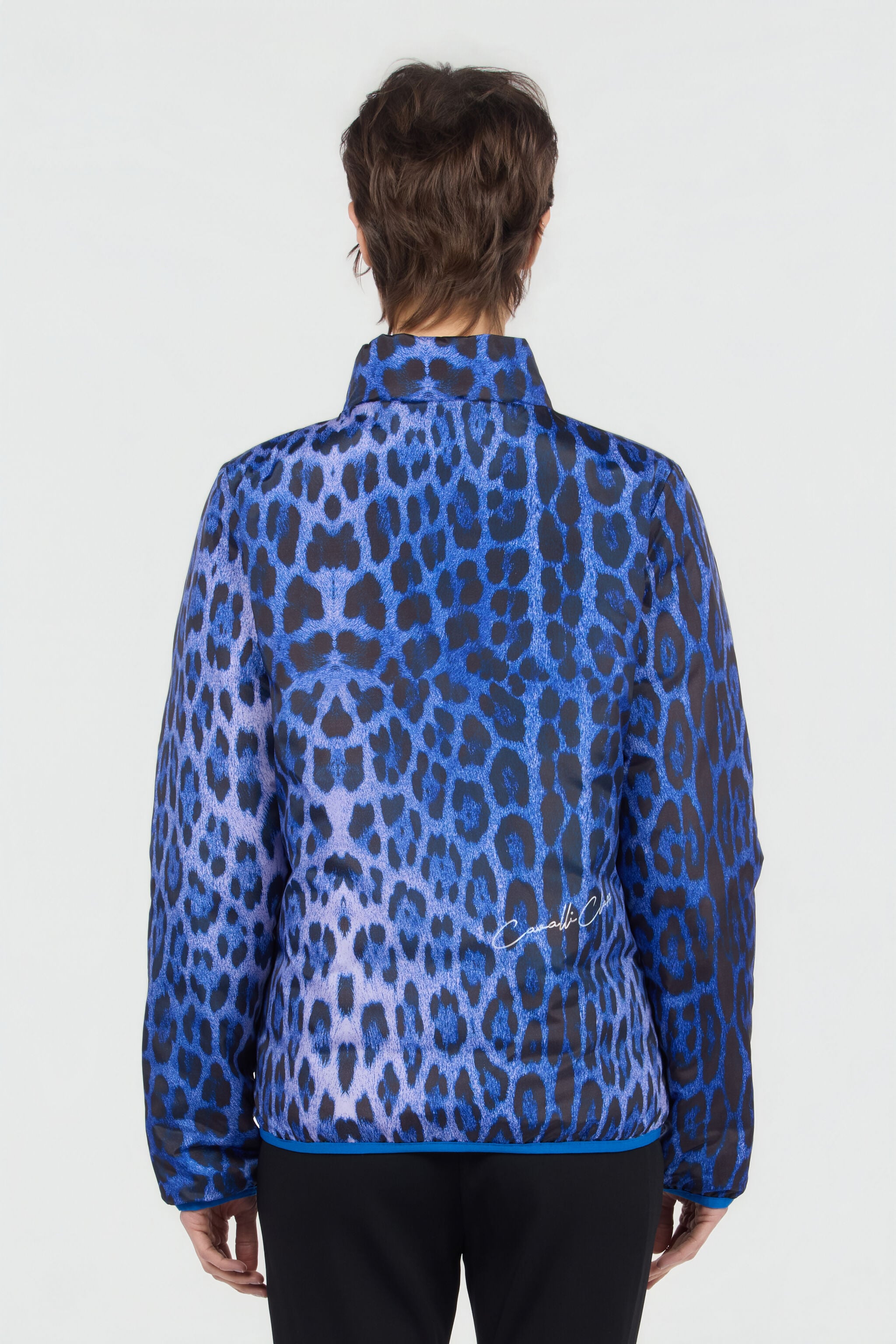 CL Bomber en imprimé Léopard Leo Natural Blue/Blu RXT40A-SB001