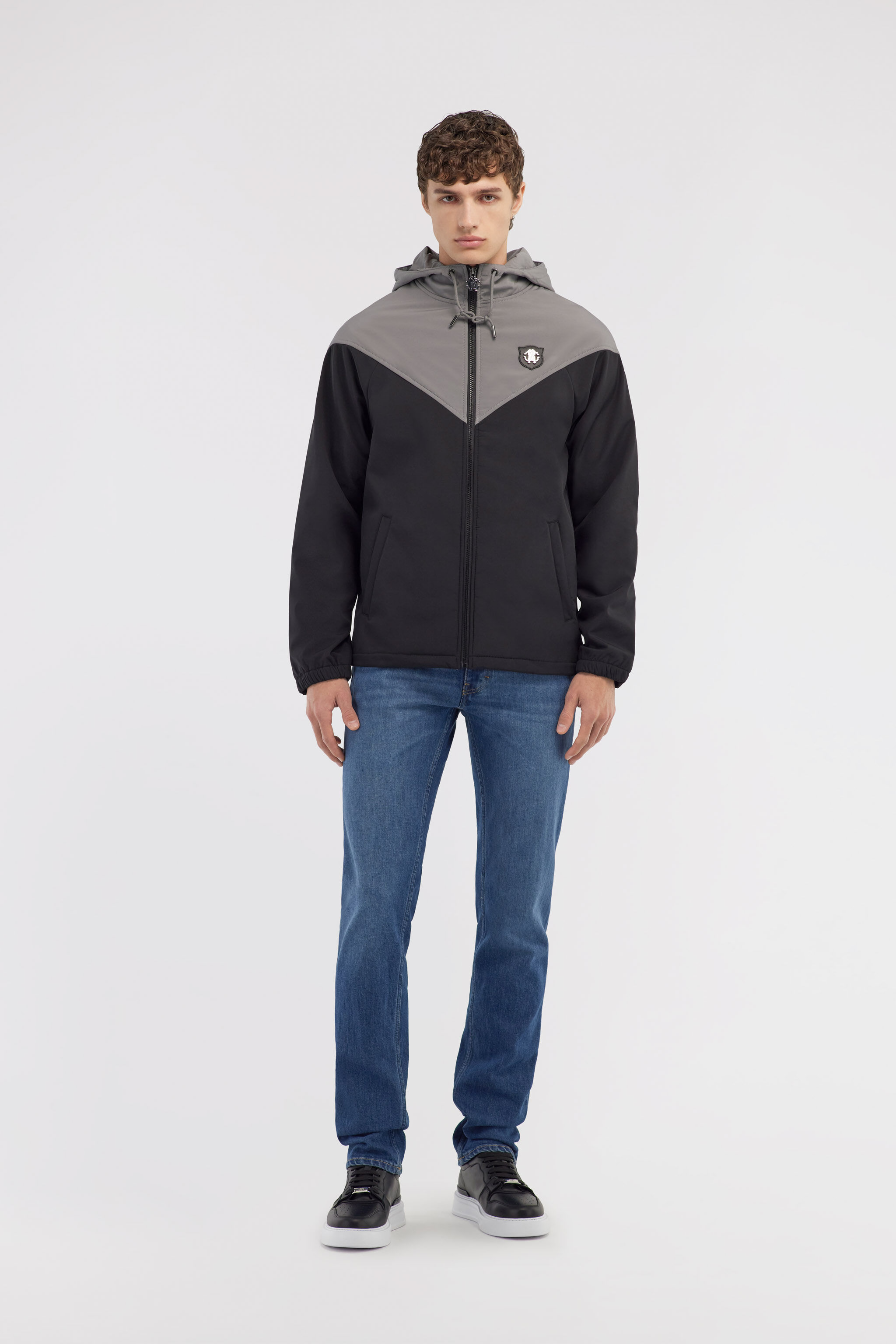 RC Zip-up hoodie with RC Black NOT40L-SB001