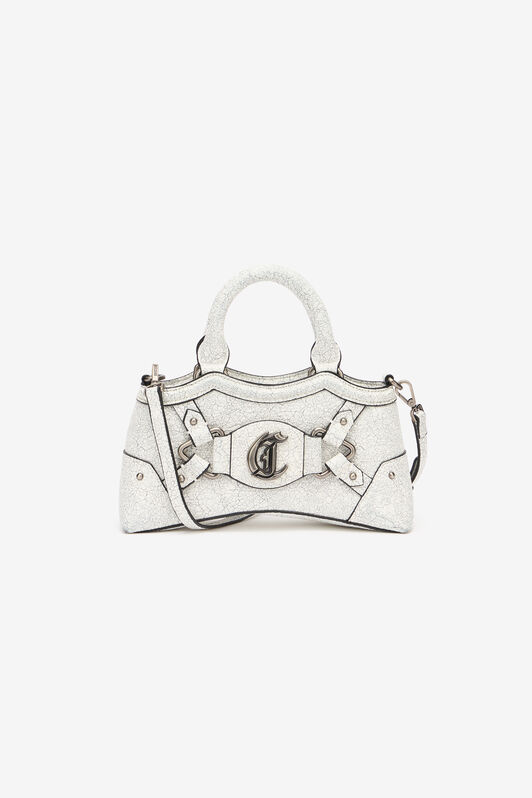 JC Marble-Effect Bag With JC Monogram White UFB109-UF478