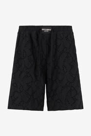 JC Black Trousers Bermuda BLACK WFT021-WF048