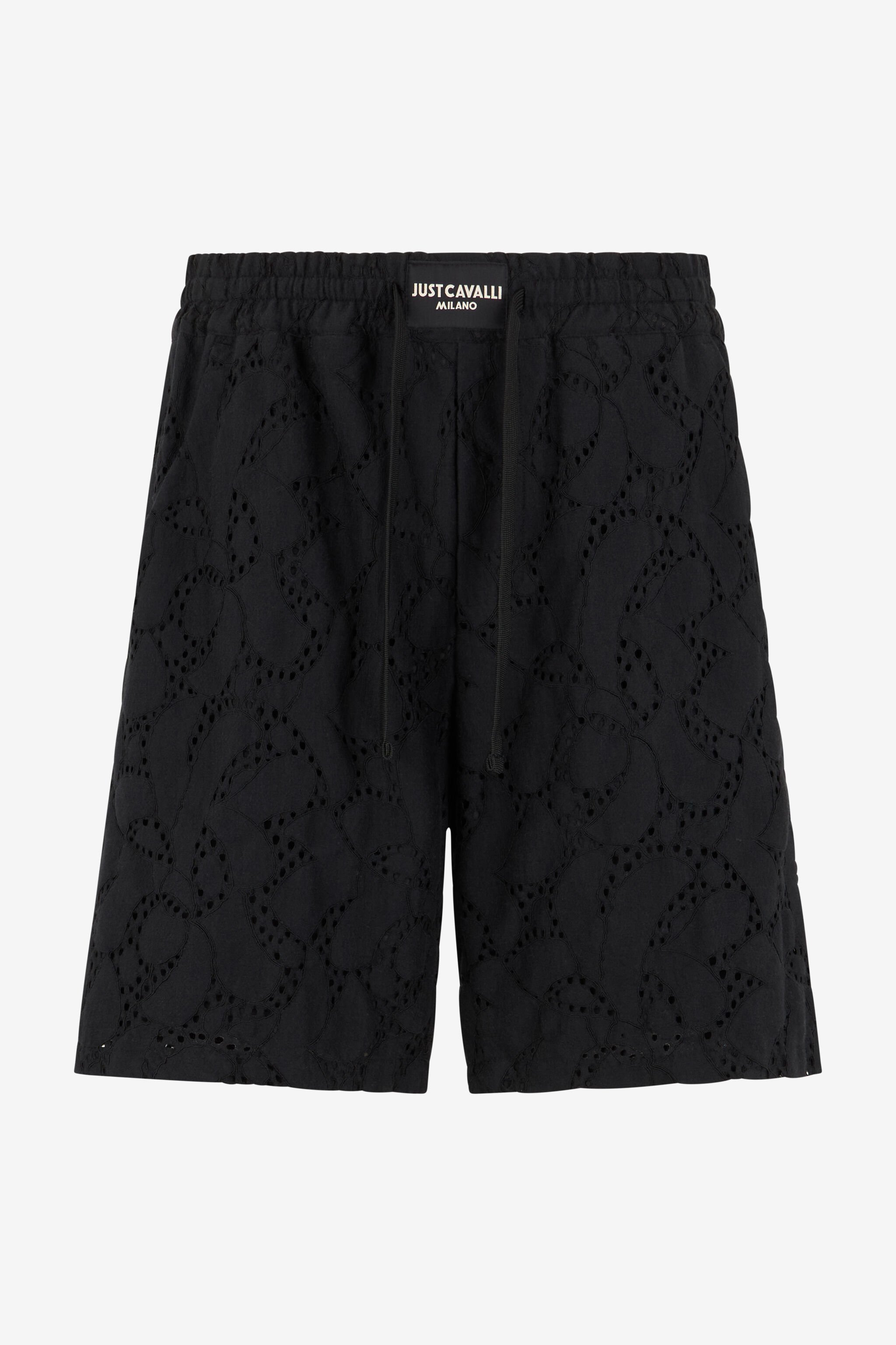 JC Black Trousers Bermuda BLACK WFT021-WF048