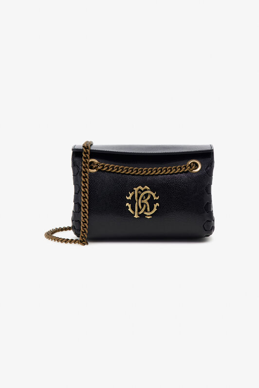 RC Borsa a tracolla con logo RC Nero OOB00B-PZ015