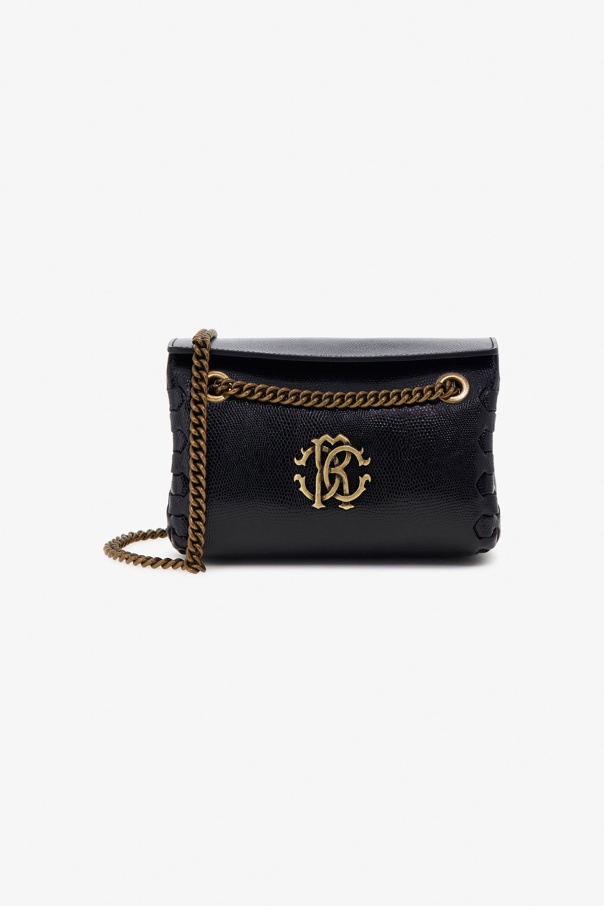 RC Borsa a tracolla con logo RC Nero OOB00B-PZ015