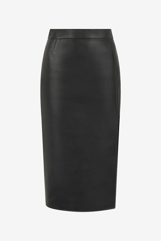 RC Plain midi skirt Black TWP300-PN001