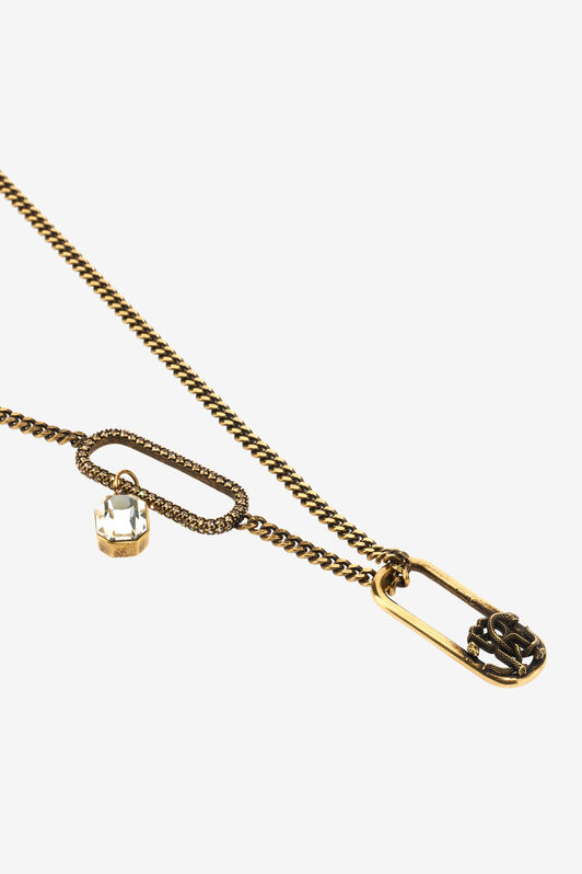 RC Necklace with Monogram RC Gold SKG016-AM066