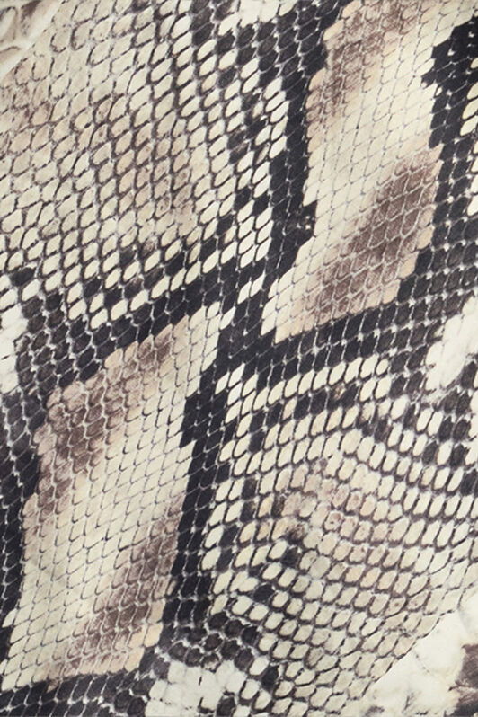 RC Silk Top with Python Print Light Brown VWT604-TYQ75