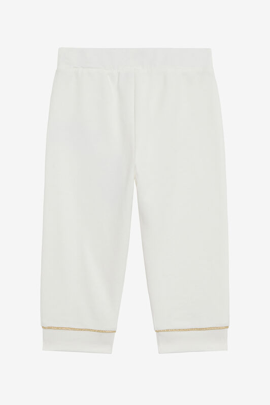 JU Milk White Track Pants with RC Monogram MILKY WHITE VJT201-CF050