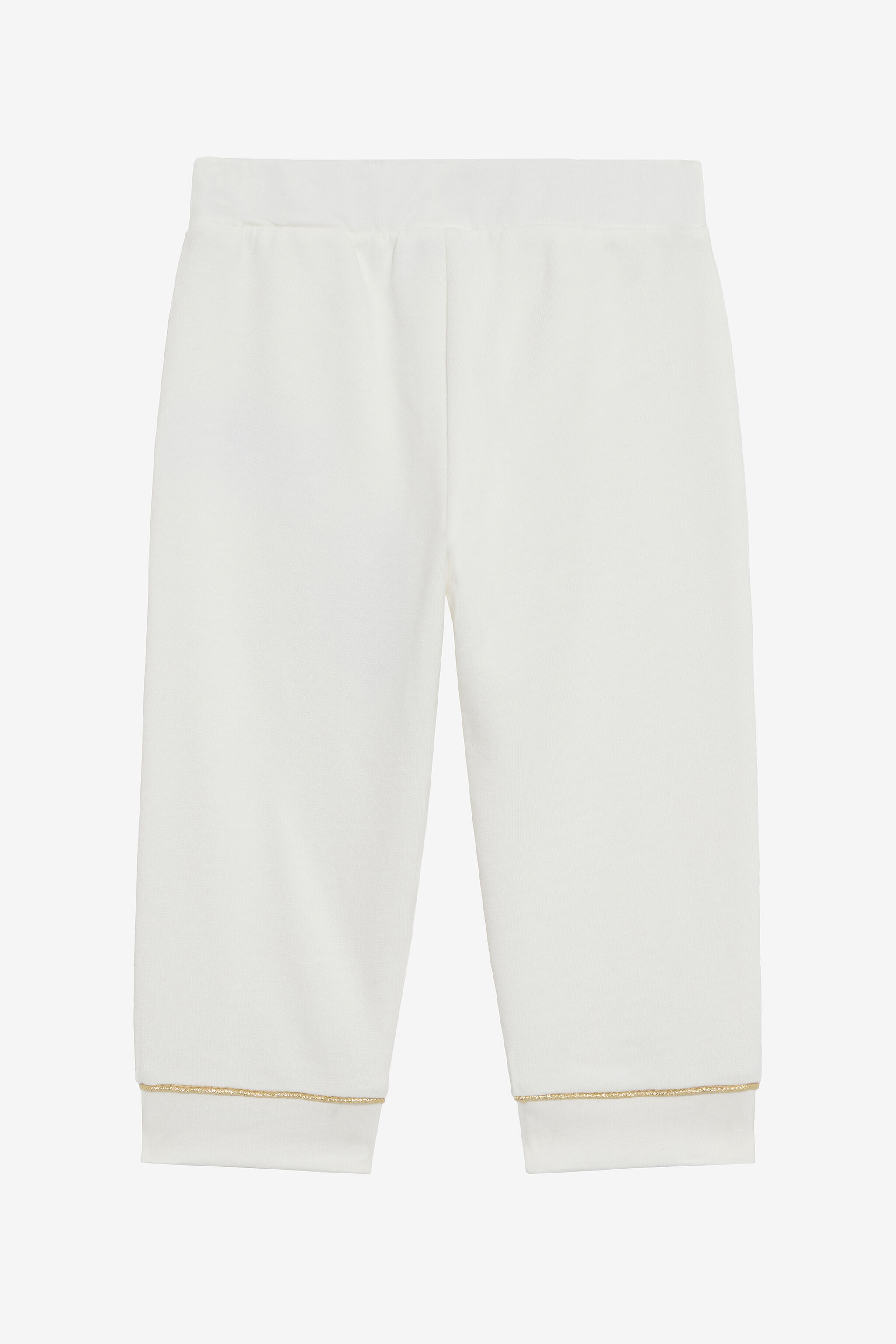 JU Milk White Track Pants with RC Monogram MILKY WHITE VJT201-CF050