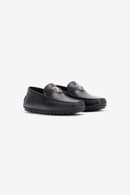 ${brand} Hammered Effect Loafers with RC Monogram ${colorDescription} ${masterID}