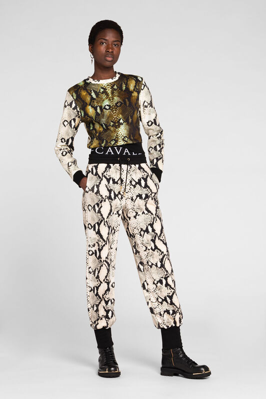 RC Python-Print Cotton Sweatshirt RC Python-Print Cotton Sweatshirt NATURALE/MILITARE PKT66A-5OE38