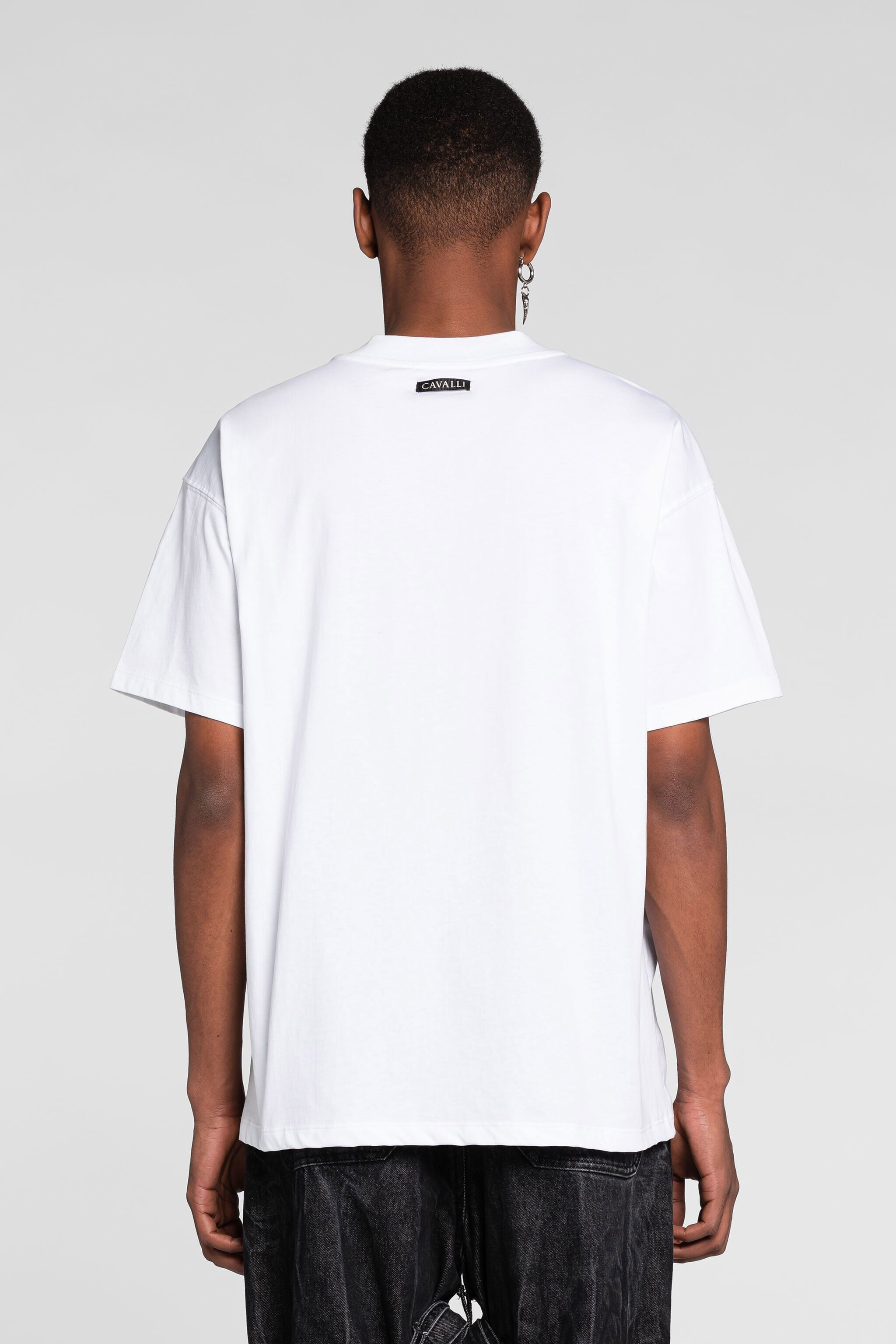 RC T-shirt con stampa Bianco PNT61K-JD060