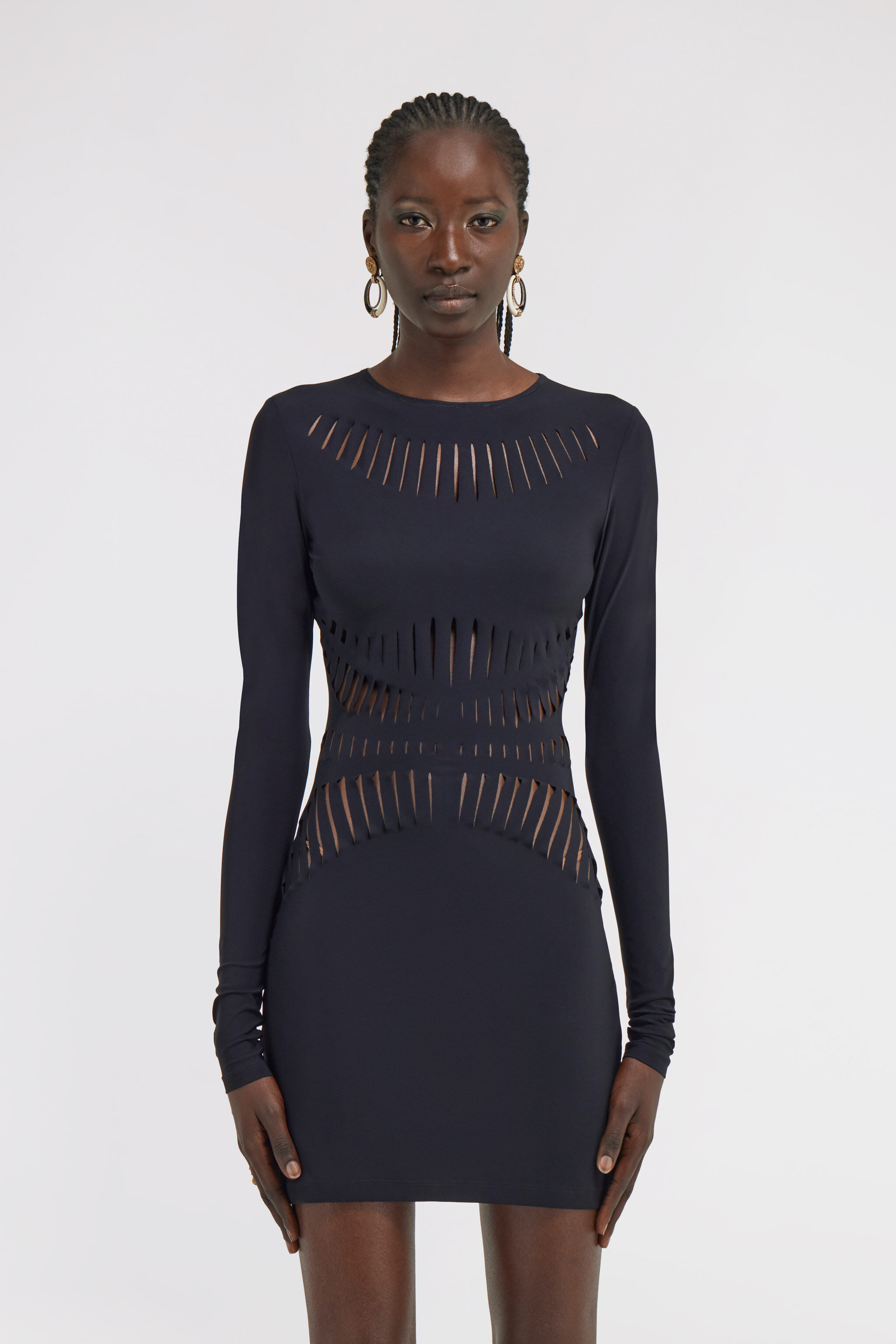 RC Cut out Dress Negro TKT10F-LL006