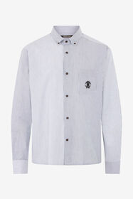 RC Camicia A Righe Con Monogram RC WHITE/BLACK SOT70F-CH100