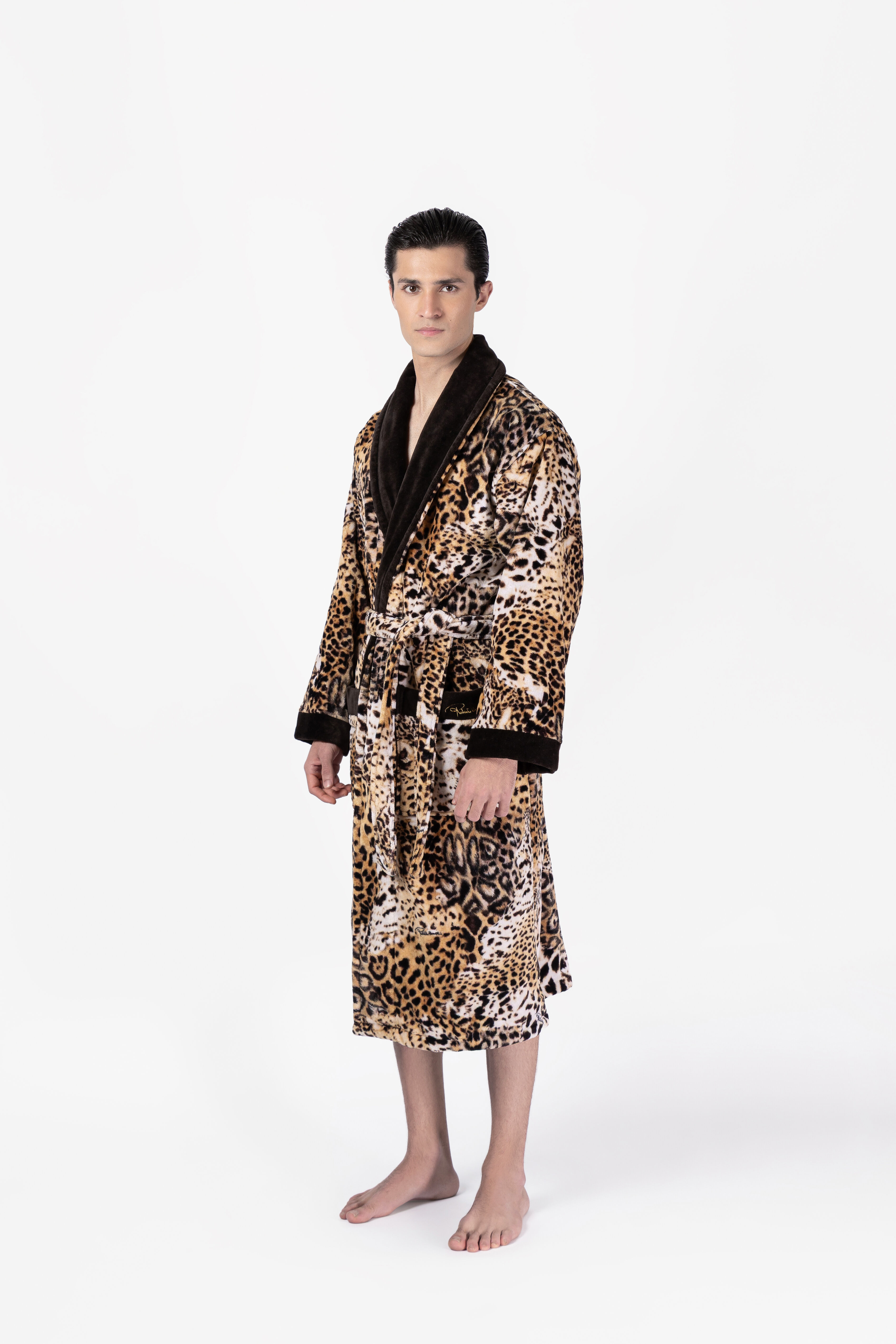 HO Jaguar Skin Print Bath Robe HO Jaguar Skin Print Bath Robe JAGUAR SKIN VALH10-IH019