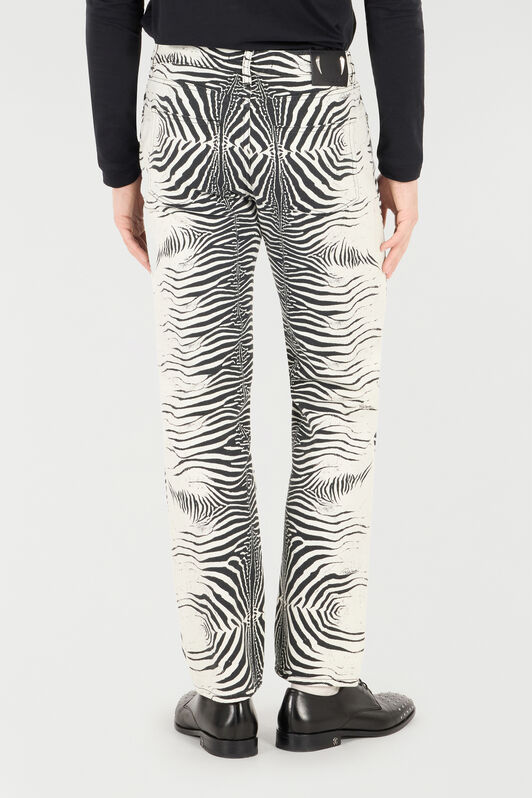 RC Pantalon À Imprimé White Tigresse Noir/Blanc URJ202-4NN49