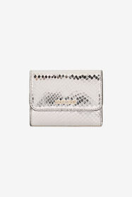 ${brand} Laminated Cardholder with Snake Print ${colorDescription} ${masterID}