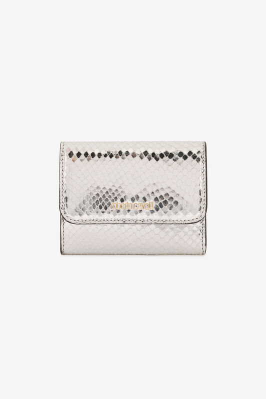 RC Laminated Cardholder with Snake Print Silver TKA002-PZ579