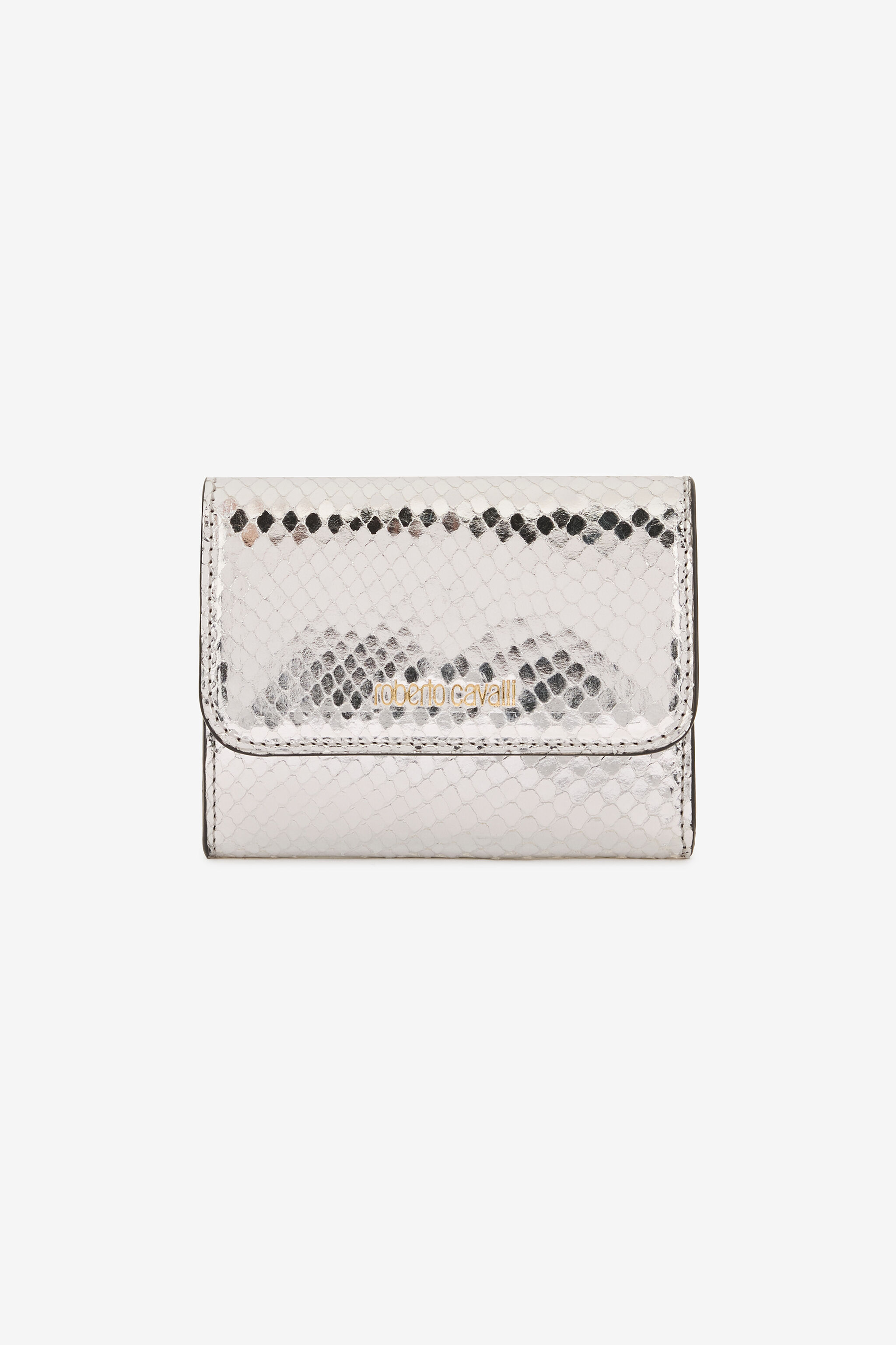 RC Laminated Cardholder with Snake Print Silver TKA002-PZ579