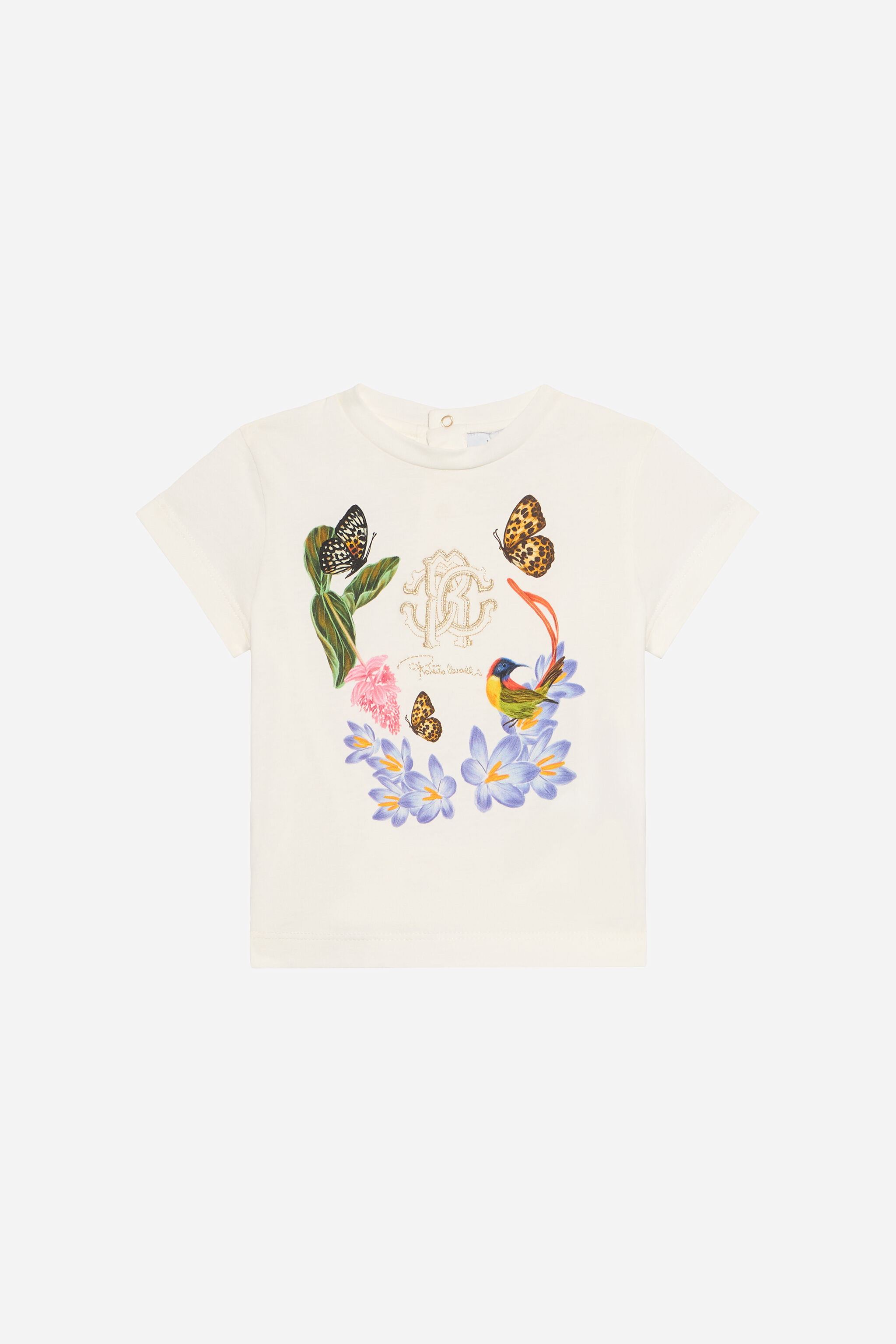 JU Milk White T-Shirt with Print MILKY WHITE VJT602-JD001