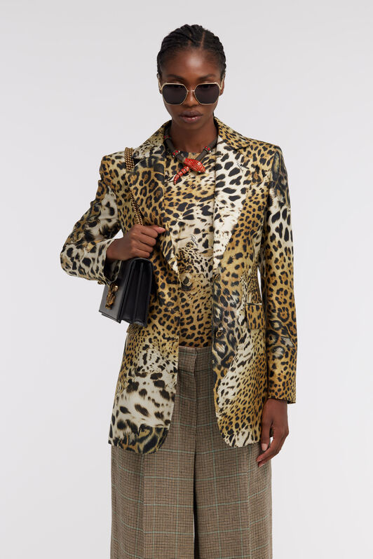 RC Blazer stampa Jaguar Skin Marrone chiaro SKT405-4QG34