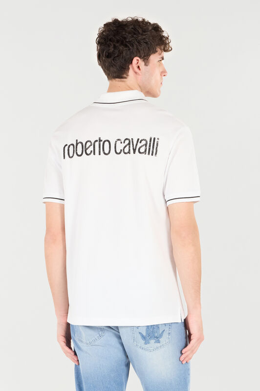 RC Polo With RC Monogram And Logo White POT64B-KB001