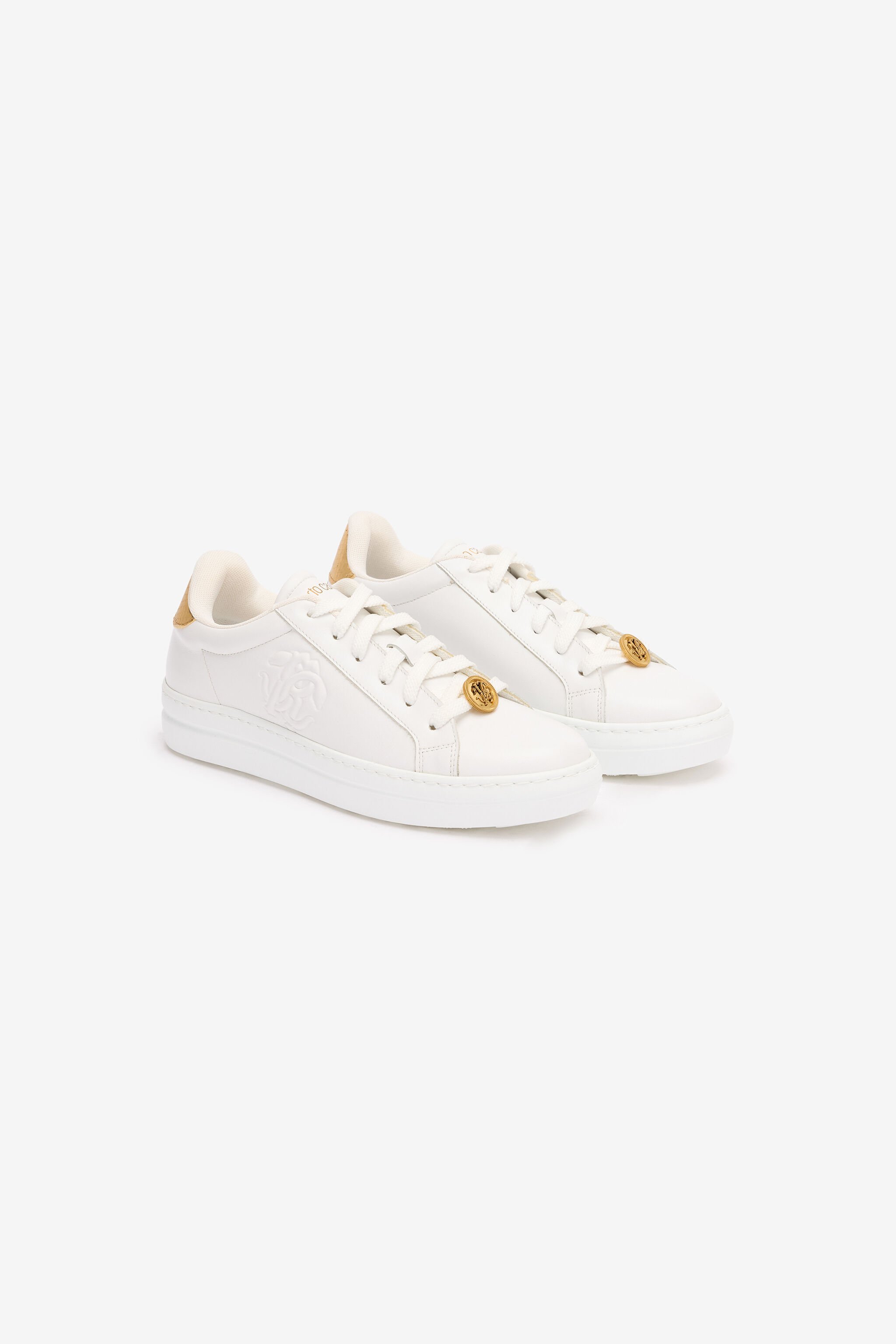 RC Sneakers With Snake Scale Back White UKS033-PZ95A