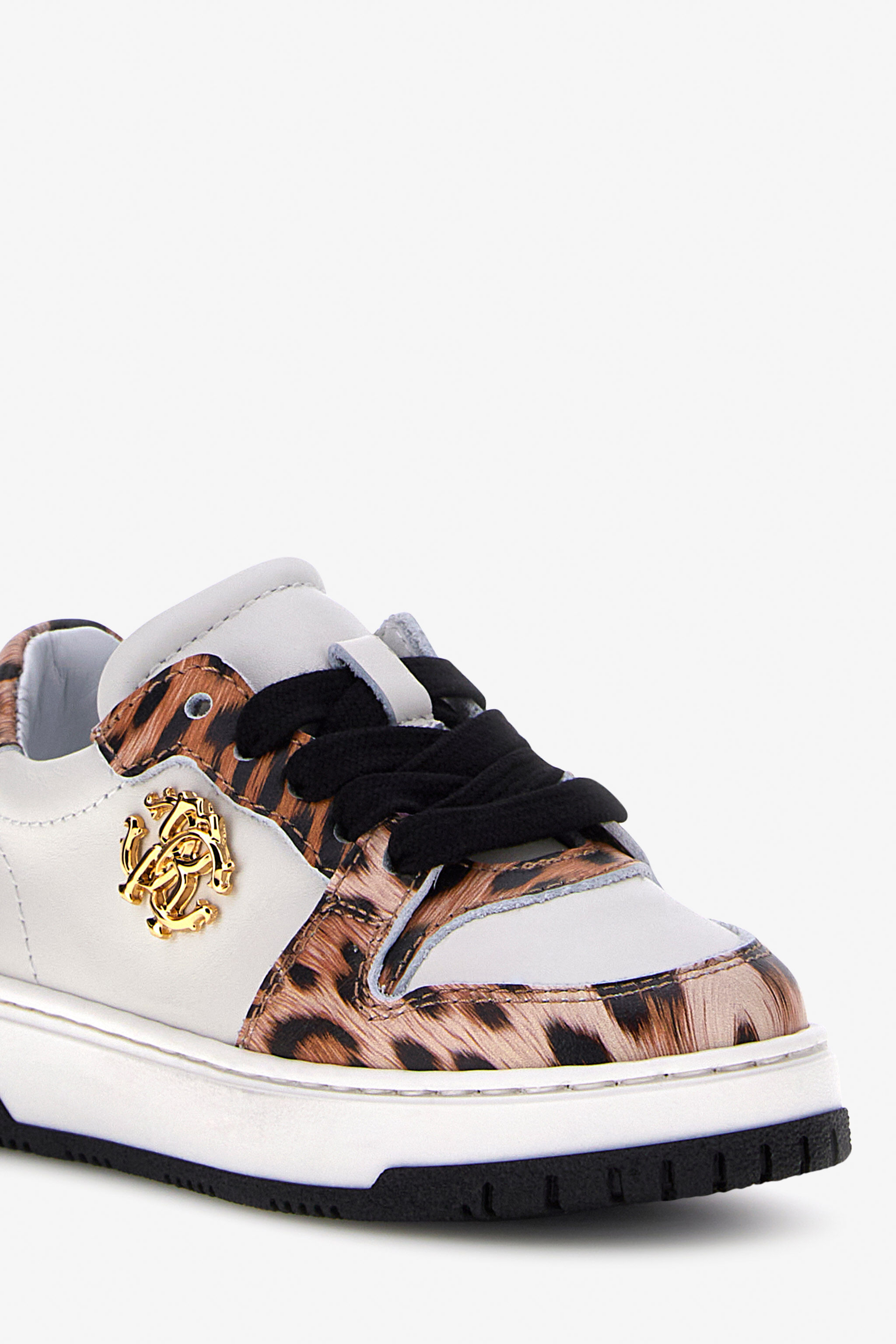 JU RC Sneakers White/Brown SJS01Q-PZJ02