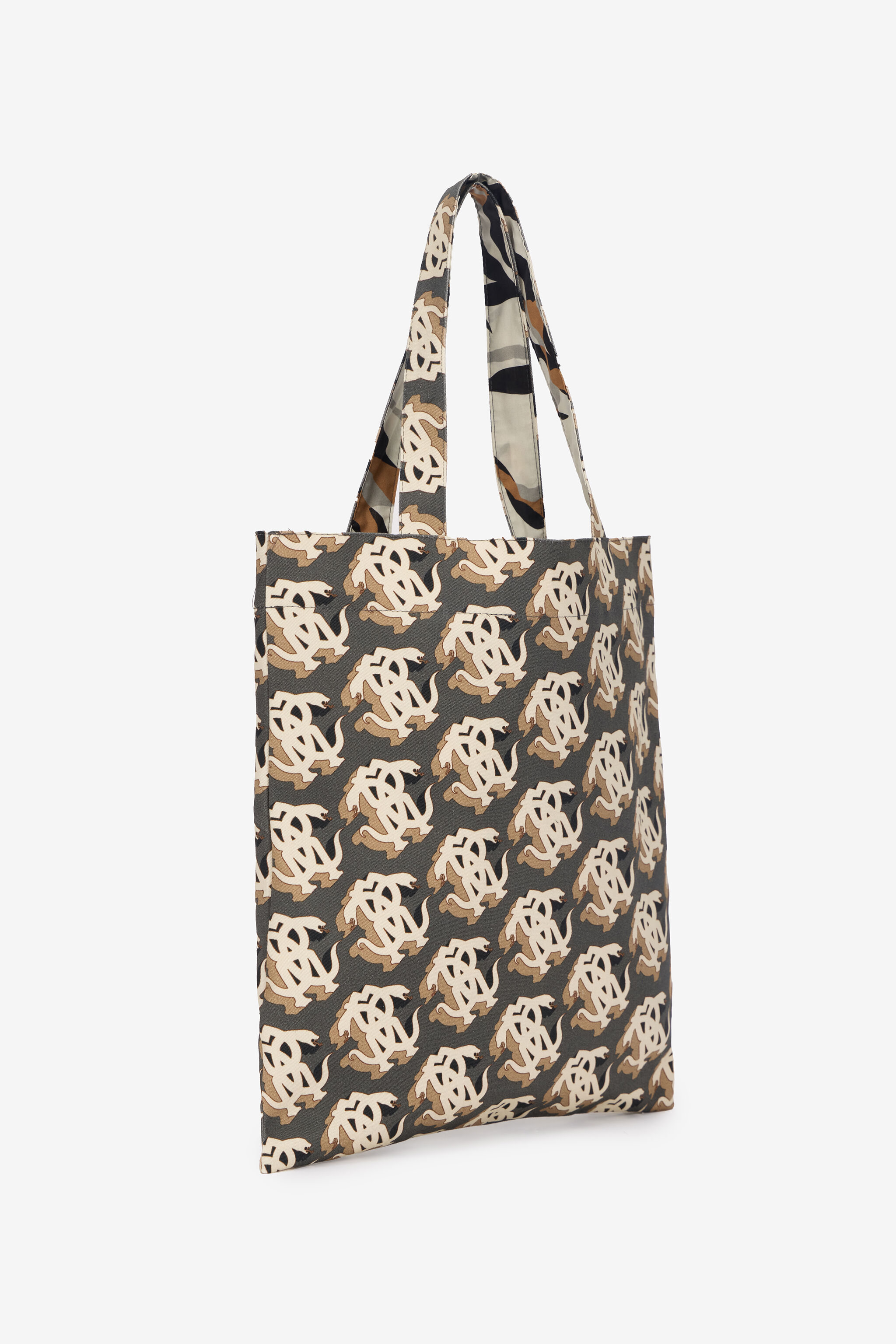 RC Borsa Shopper Monogram Mirror Snake BLACK/MULTICOLOR POB01E-DAQ67