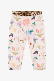 ${brand} Sweatpants With Flowers, Fruits And Jaguar Skin Print ${colorDescription} ${masterID}
