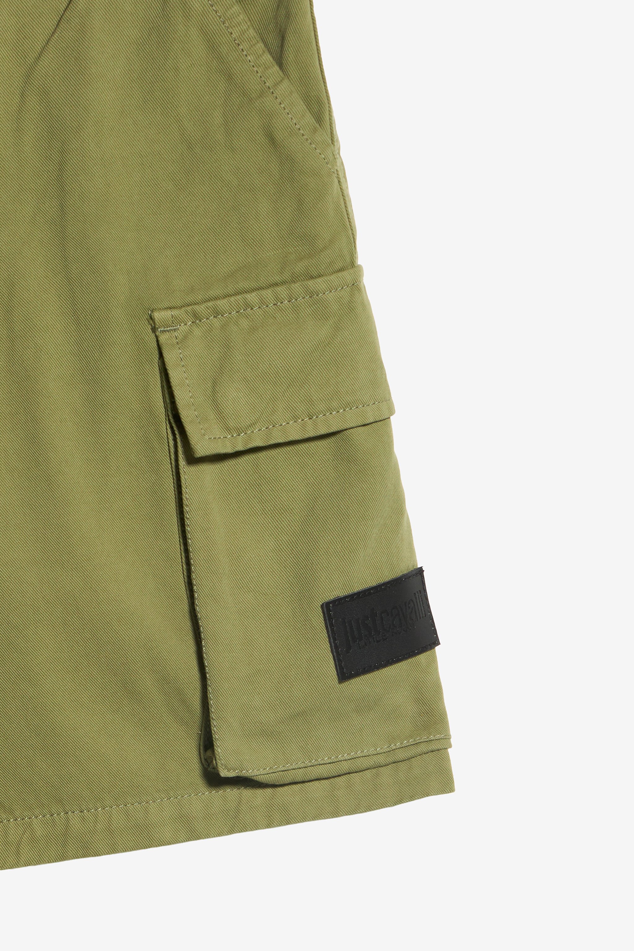 JC Grüne Baumwoll-Shorts CALLISTE GREEN WFT20J-MG019