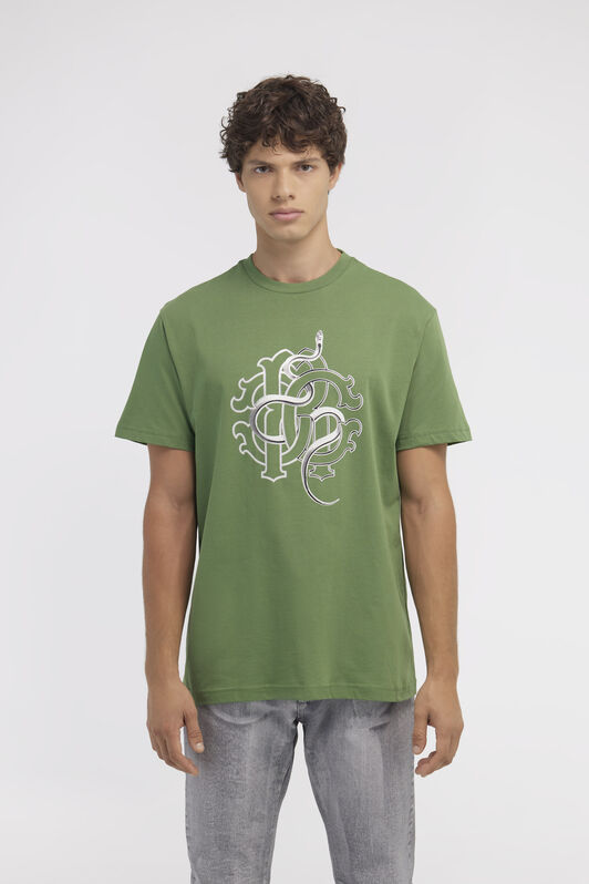 RC T-shirt with Snake print Green NOT60T-JD060