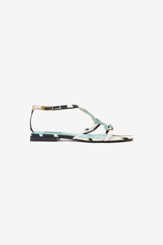 RC Sandale mit Ray of Sea Print RC Sandale mit Ray of Sea Print Hellblau VKS001-SE380