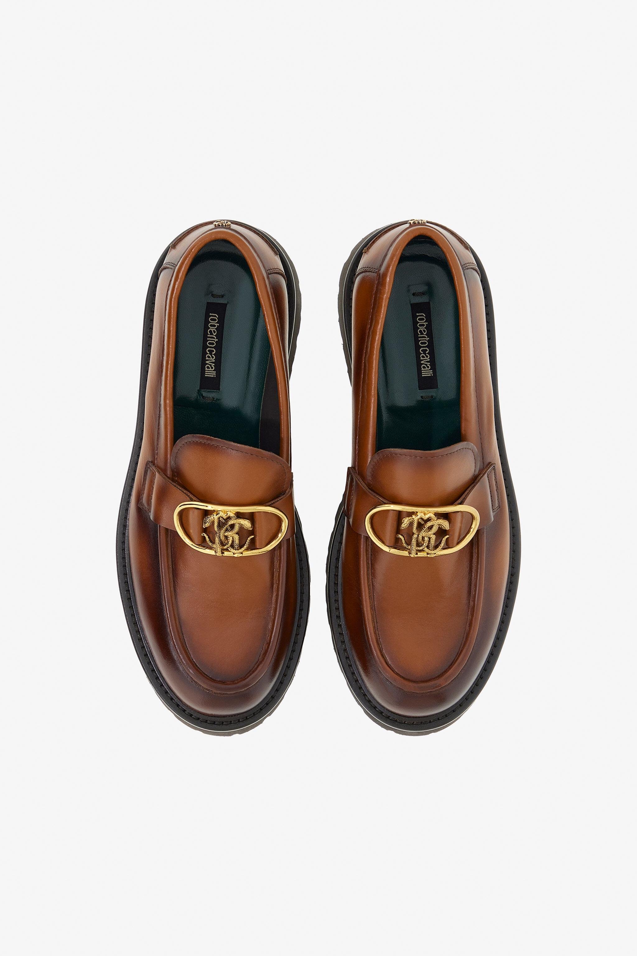RC Leather Loafers Brown TRS020-PZ03A