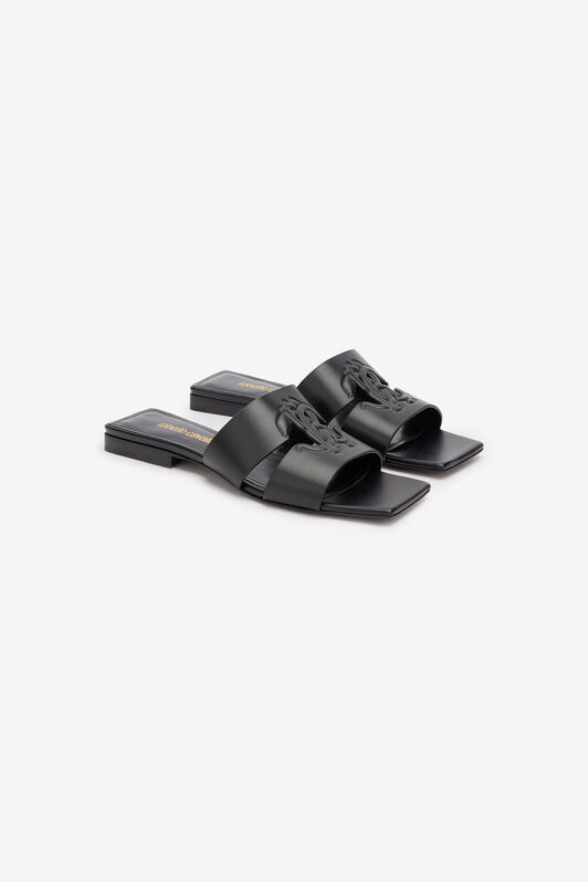 RC Slides With Square Toe Black UKS081-PZ172