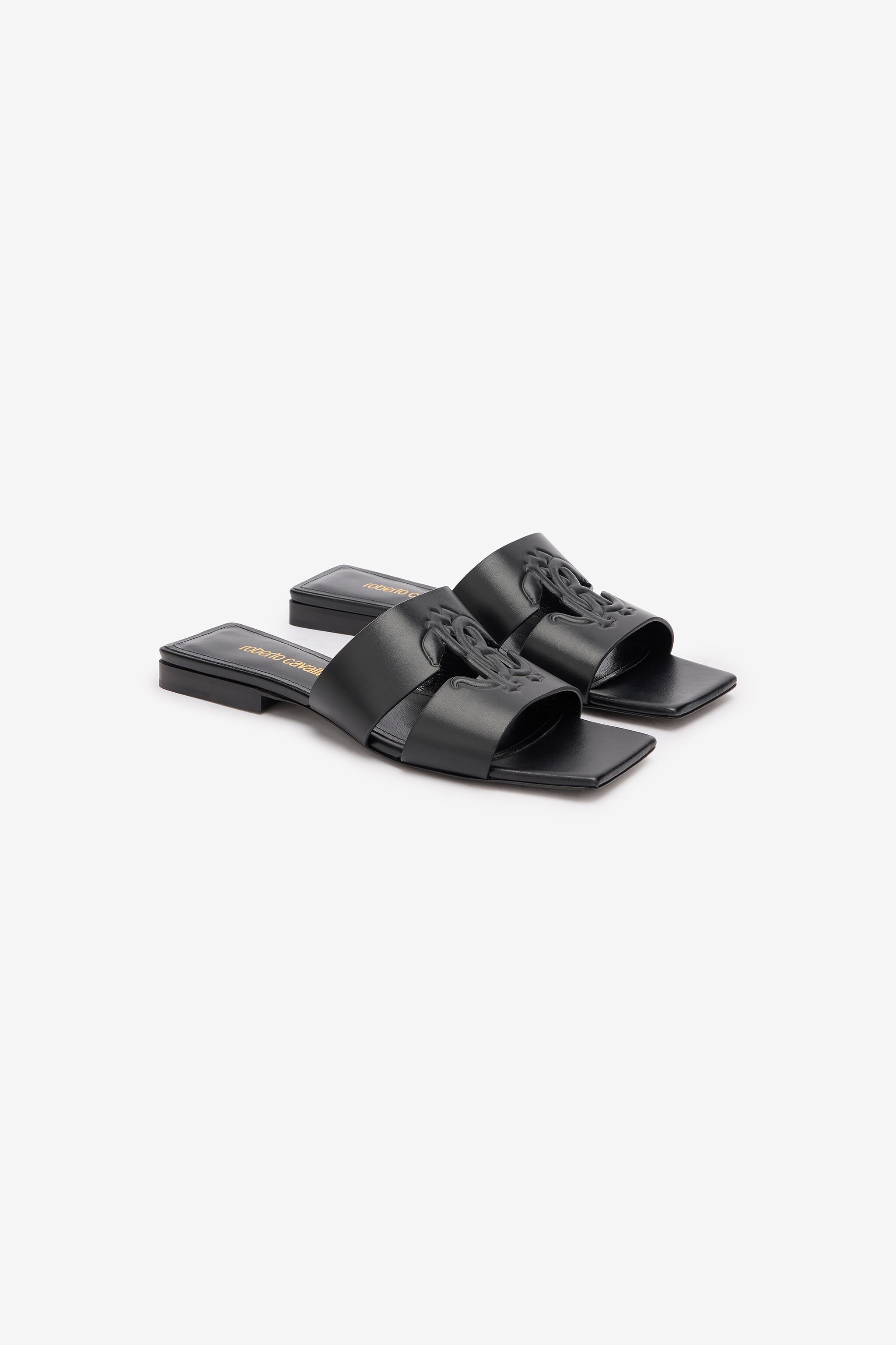 RC Slides With Square Toe Black UKS081-PZ172