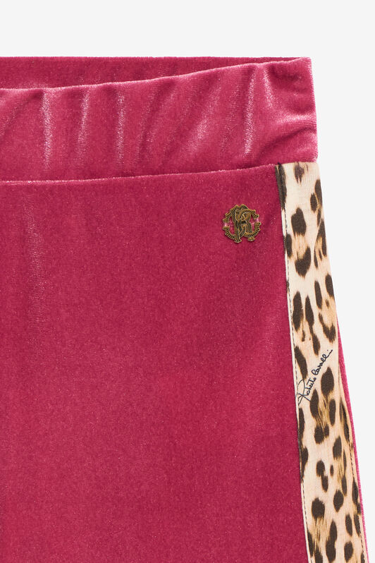 JU Fuchsia Track Pants with RC Monogram FUXIA BOUGANVILLE VJT23F-CJ001