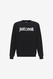 JC Just Cavalli Logo Sweatshirt Negro RRT971-RR233