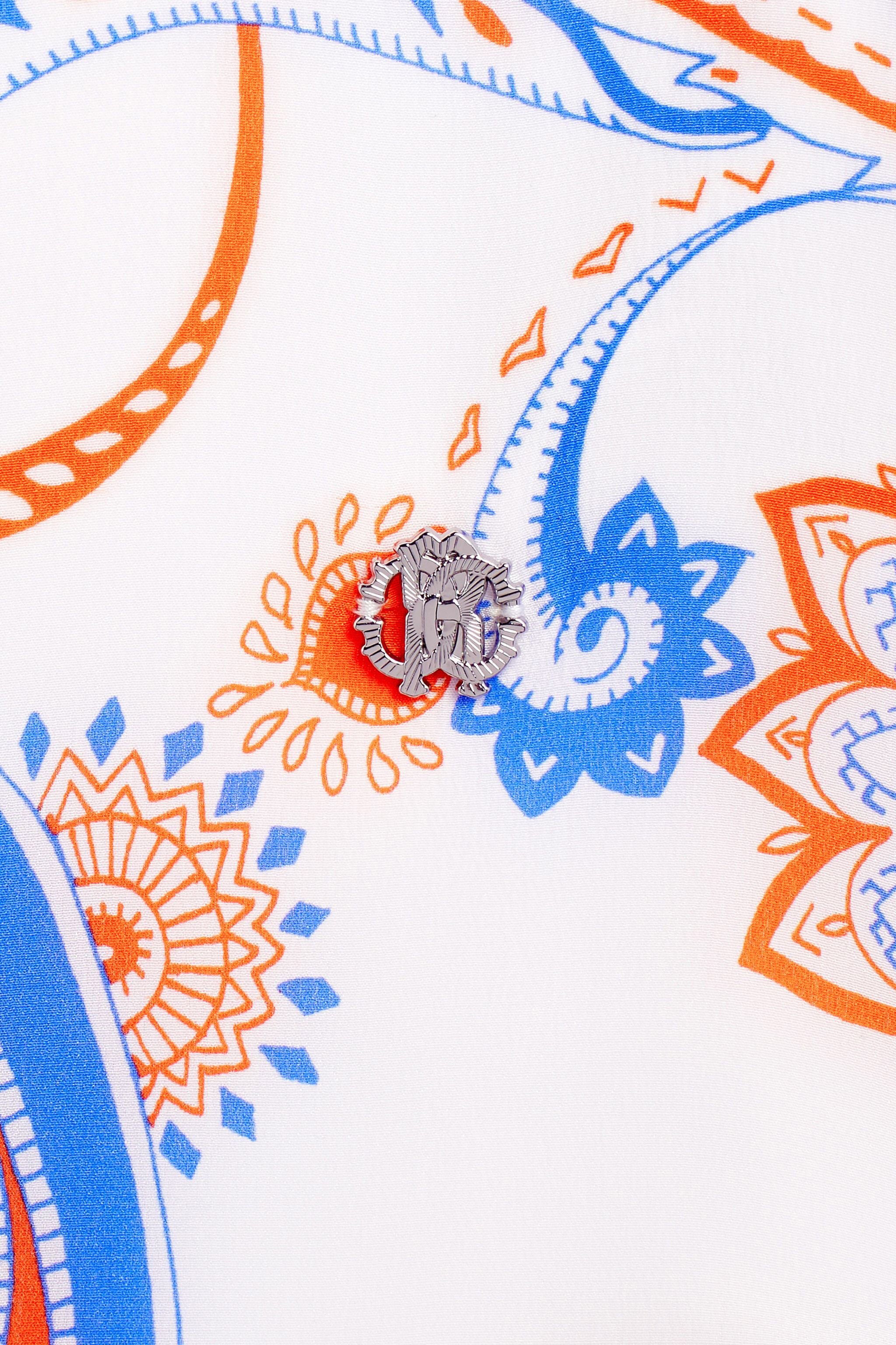 JU Lizard Bandana print top Orange IJT706-SQP82