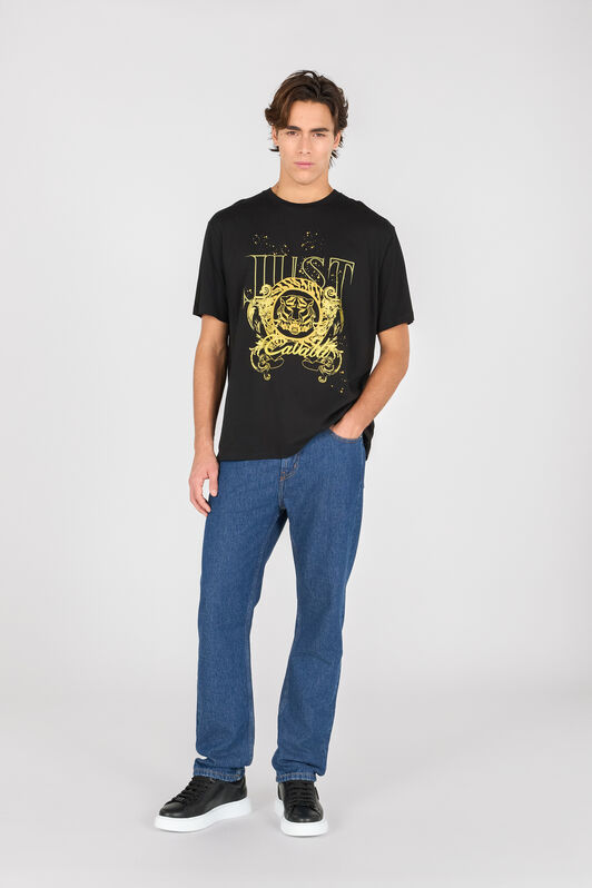 JC Black Tiger T-Shirt JC Black Tiger T-Shirt Black RRT922-RR184