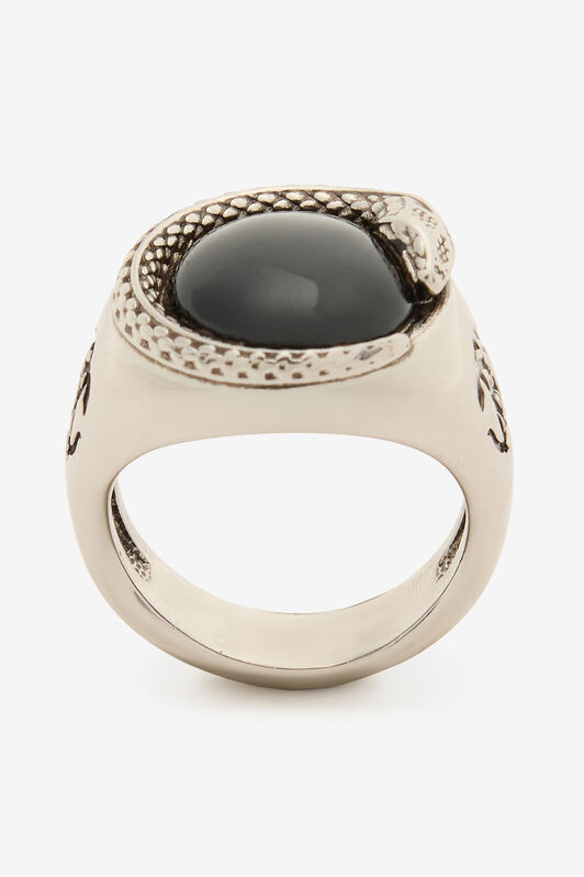 RC Cocktail Ring With Snake Silver URG009-AM021
