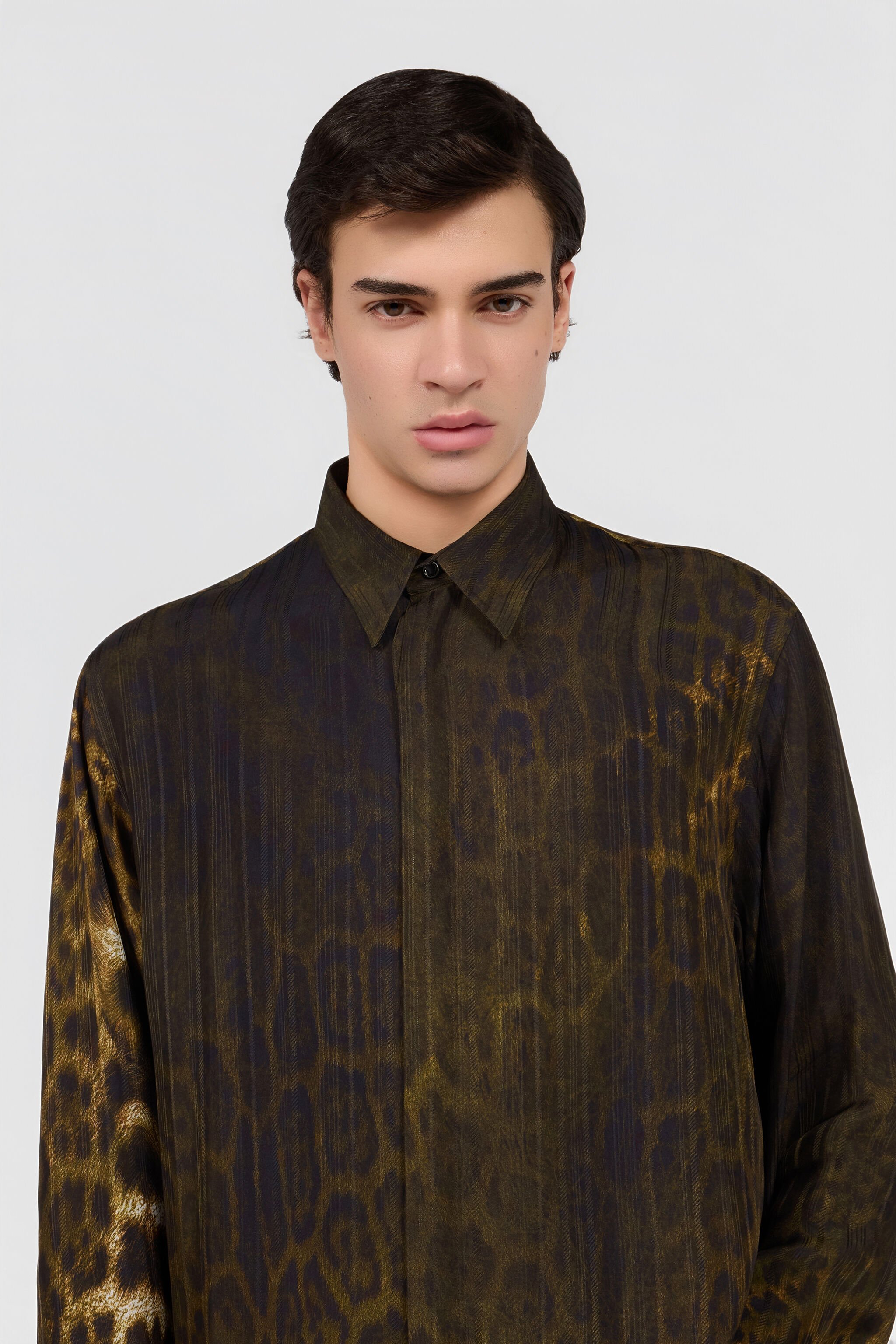 RC Jaguar Print Shirt DARK GREEN/BLACK XNT712-4QR30