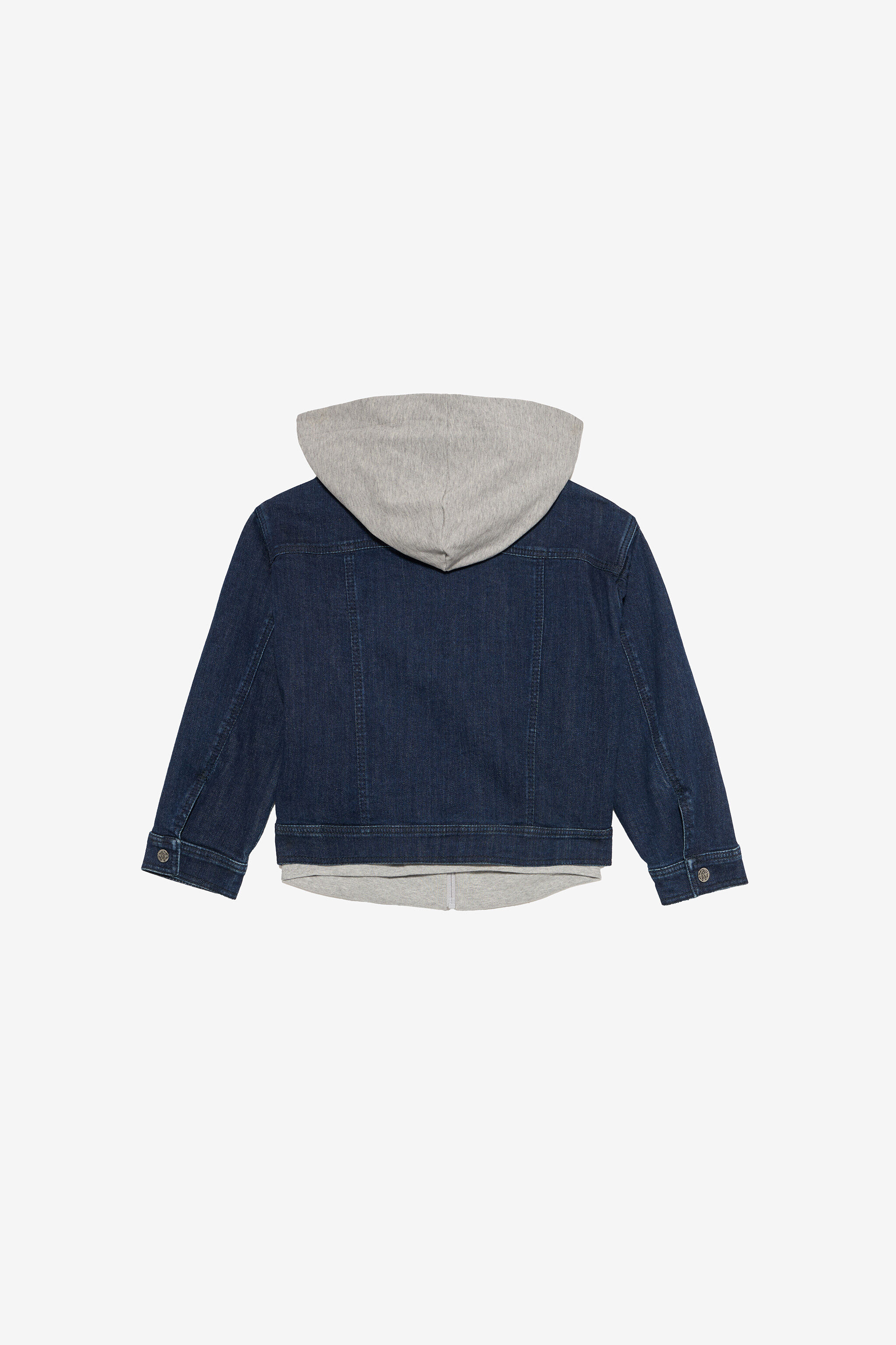JU Giacca Blu Medio In Denim Con Monogram RC MEDIUM BLUE VJJ40A-DS015