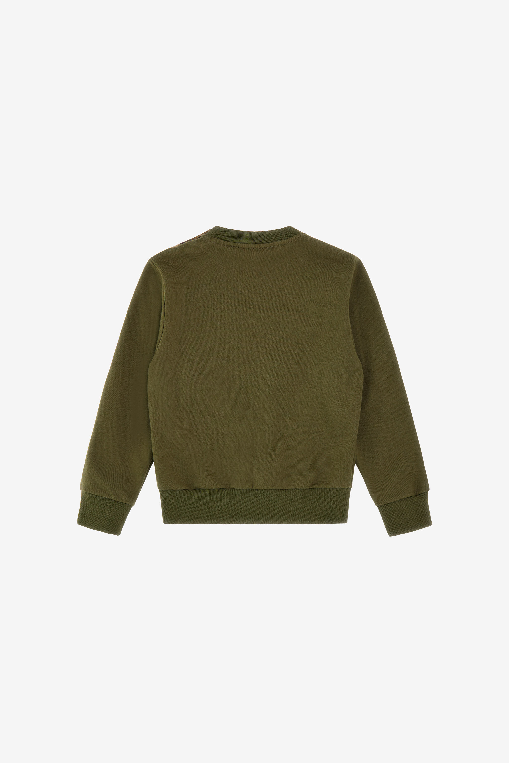 JU Felpa con logo Verde SJT922-CF050