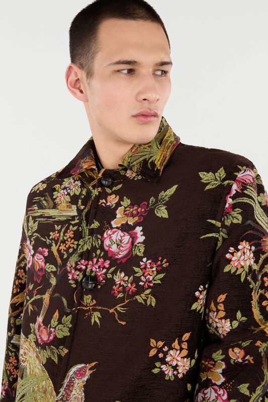 RC Cappotto In Misto Lana Con Paesaggio Naturale RC Cappotto In Misto Lana Con Paesaggio Naturale Marrone VRT520-FY103