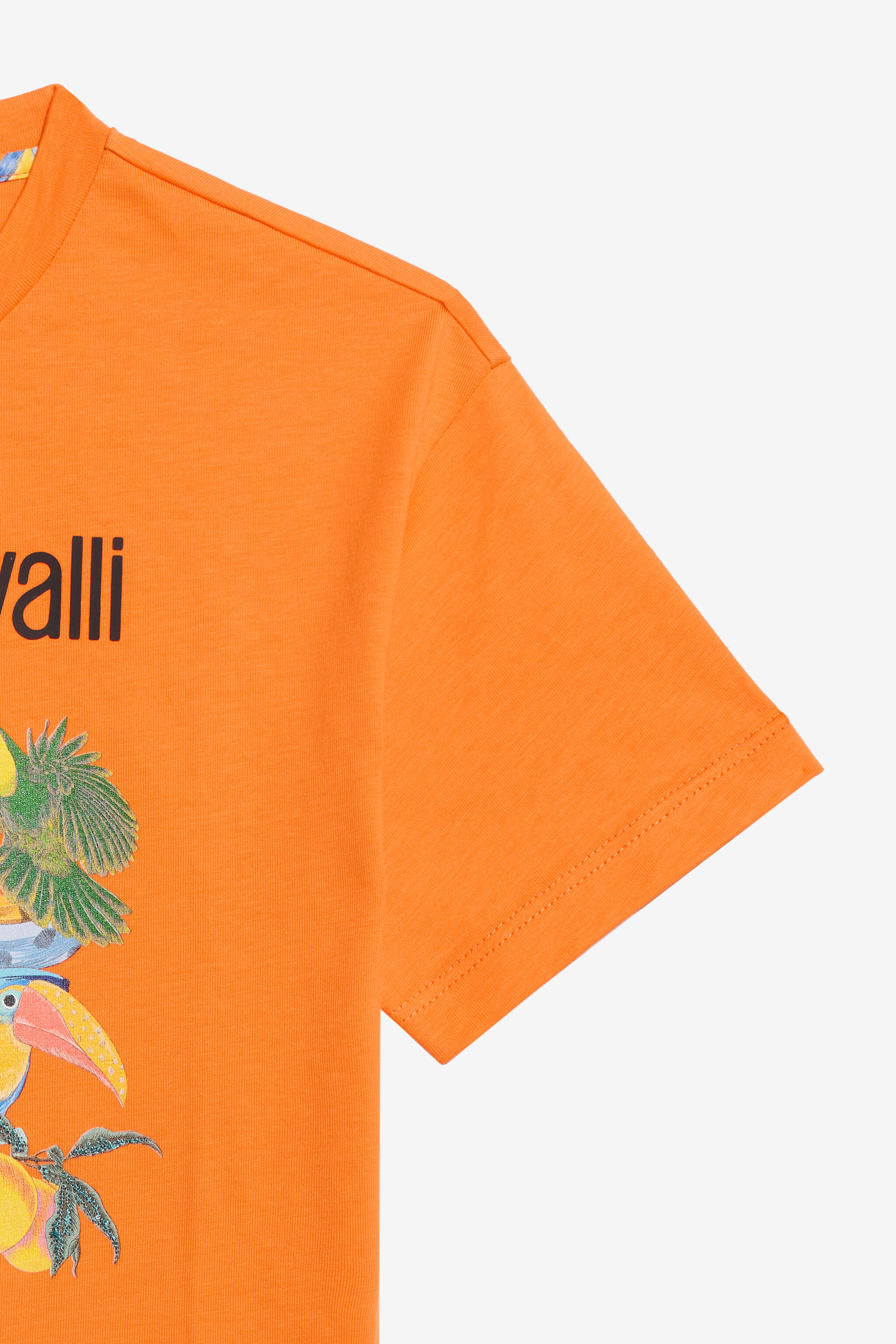 JU T-shirt mit Tropical-Print ORANGE B.OF PARDISE WJT62D-JD001