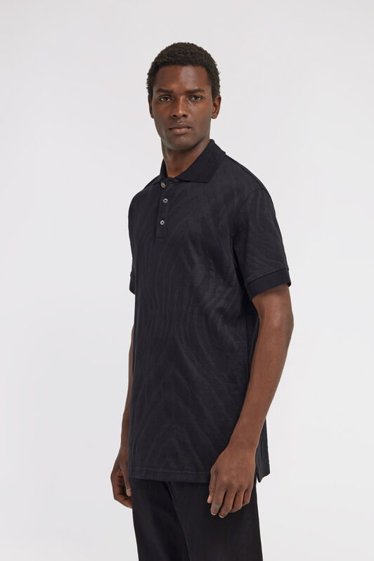 RC Freedom Print Polo Shirt Black TRT64D-KB013