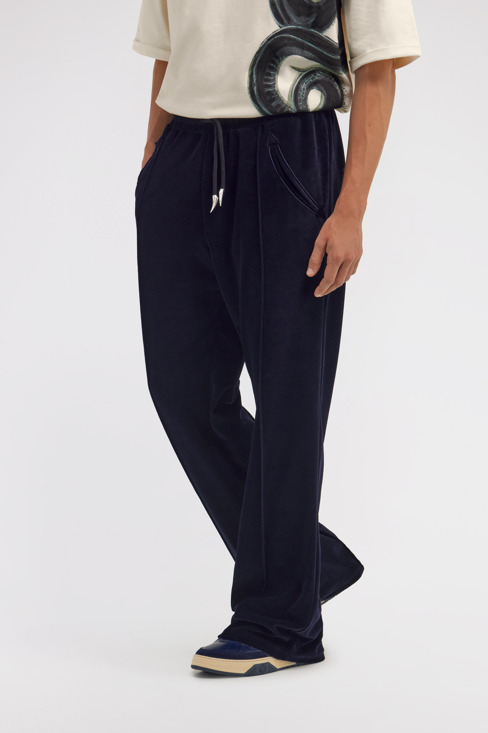 RC Pantaloni con coulisse Blu scuro TRT25E-CJ003